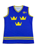 Sweden Hockey Tank hockey tanks BenchClearers S Blue Polyester