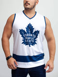 Toronto Maple Leafs AWAY Hockey Tank hockey tanks BenchClearers S White Polyester