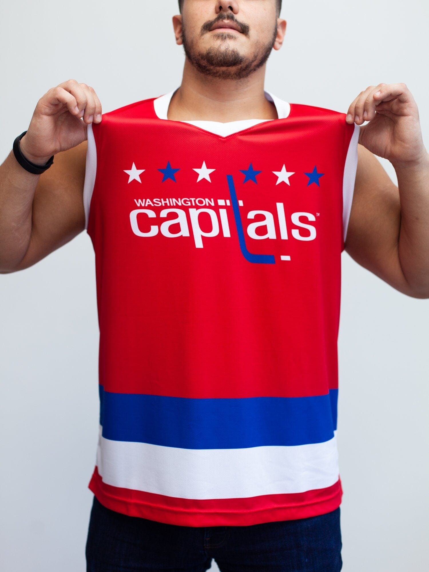 Bench Clearers Washington Capitals Hockey Tank - L / Red / Polyester