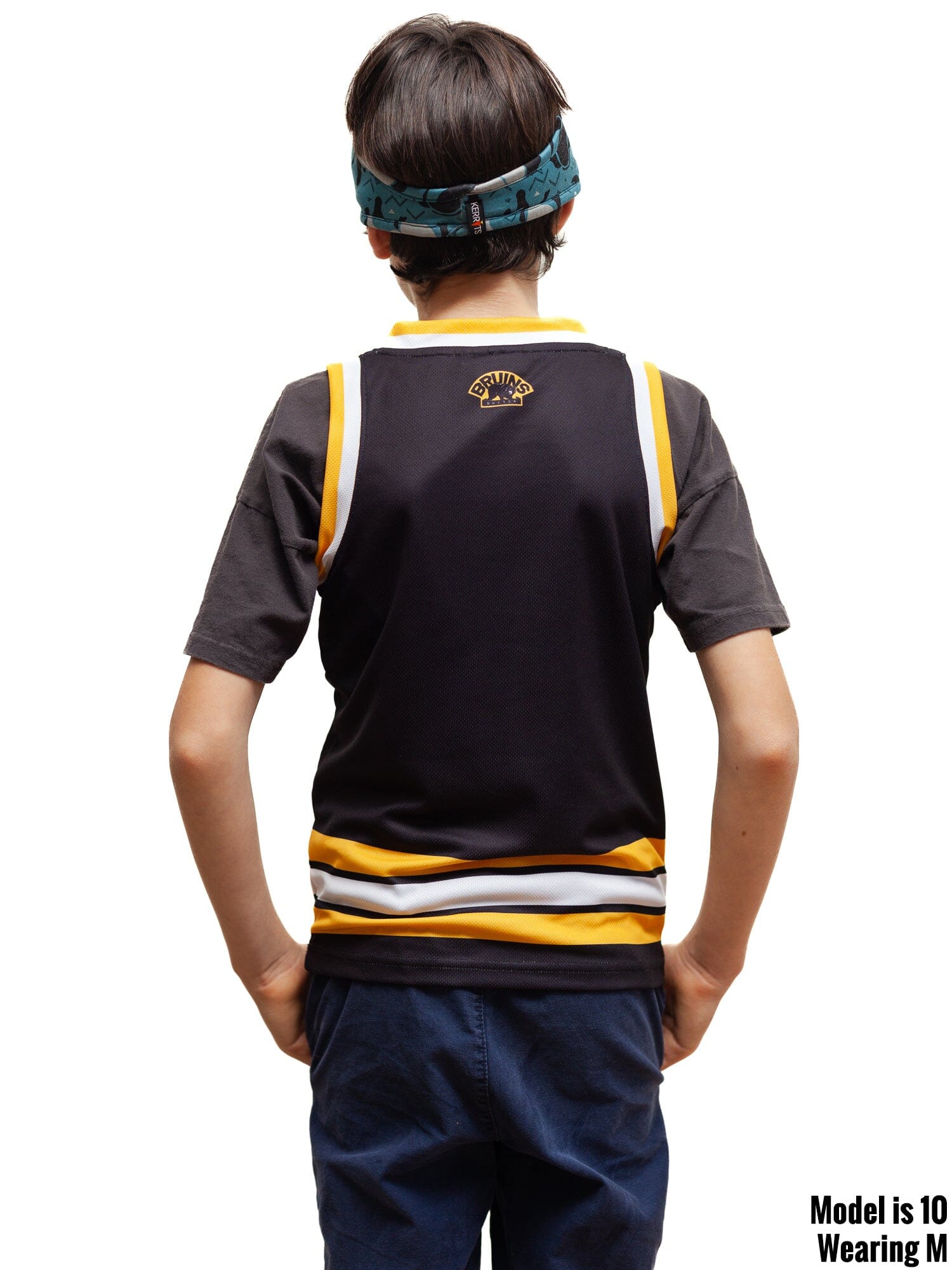Boston Bruins Sweatshirt Youth Medium Boys Black NHL Hockey