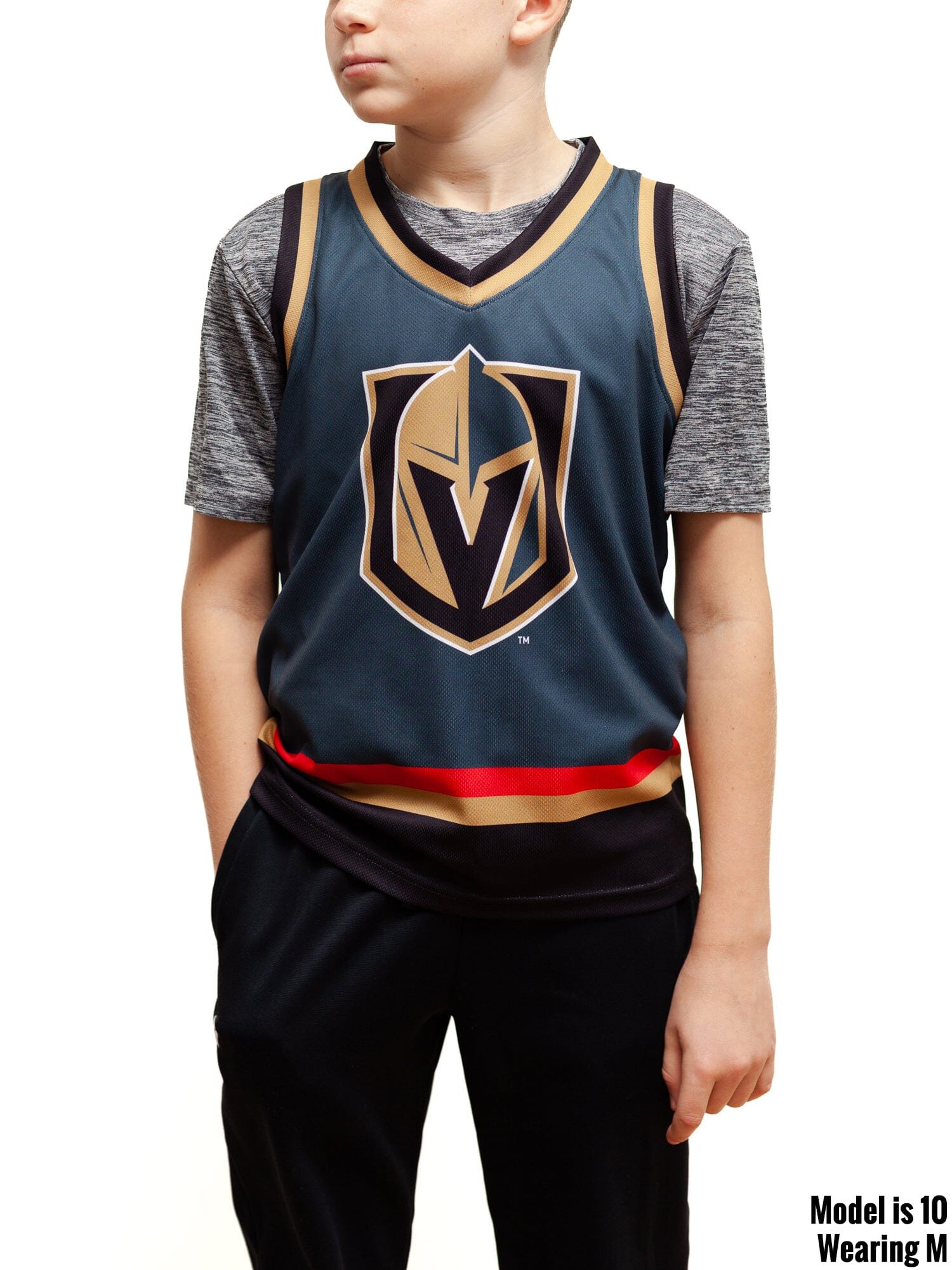 Vegas Golden Knights Youth Hockey Tank youth tanks BenchClearers 