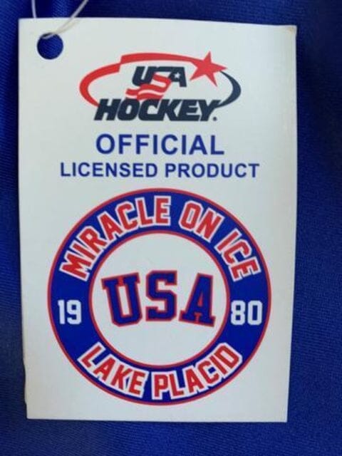 Team USA Miracle on Ice 1980 Hockey Hoodie - Tag